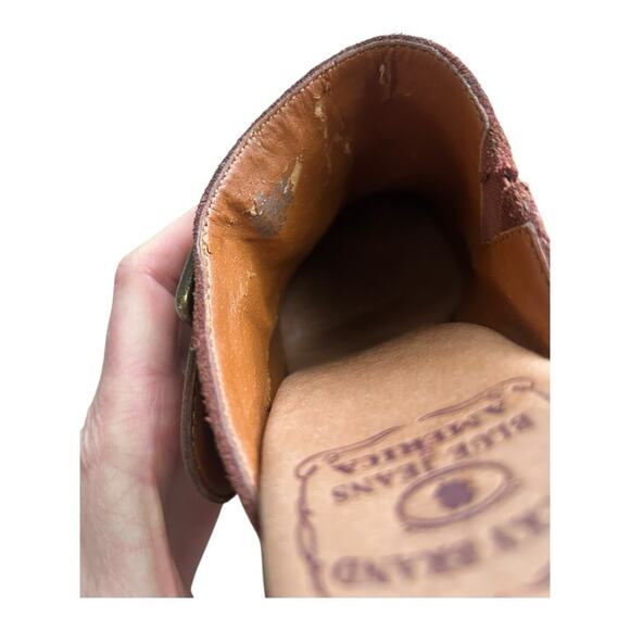 Vintage Lucky Brand high suede clogs 7 - Picture 6 of 7